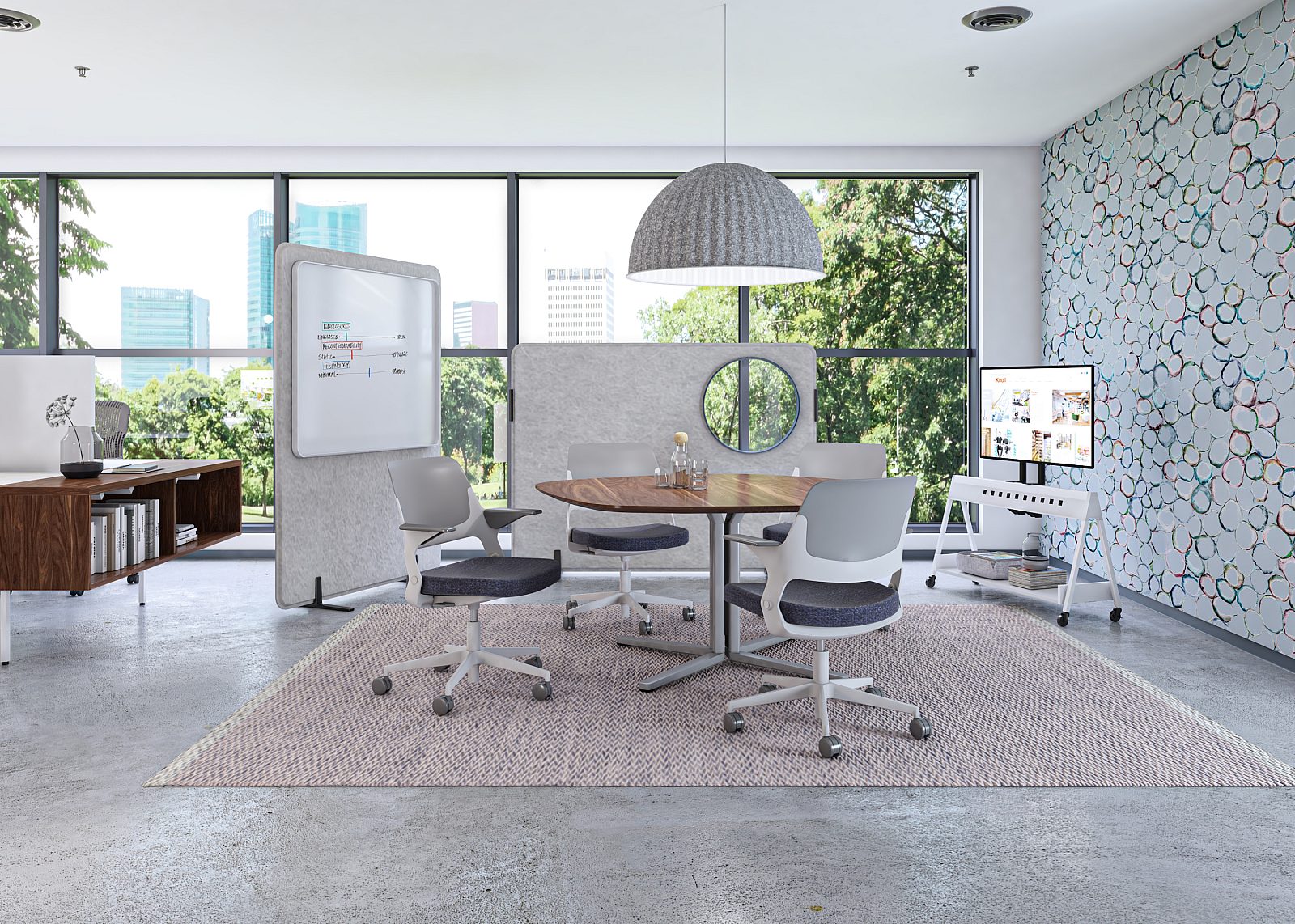 OfficeWorks Inlet Screens by Knoll