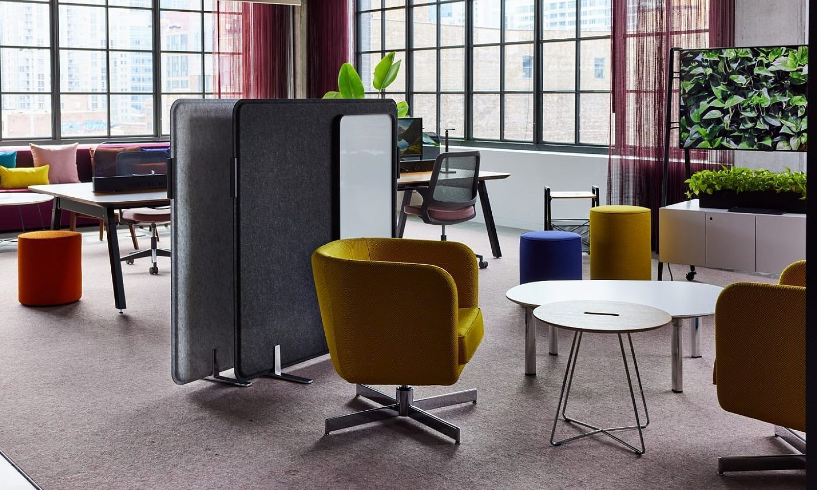 OfficeWorks Inlet Screens by Knoll