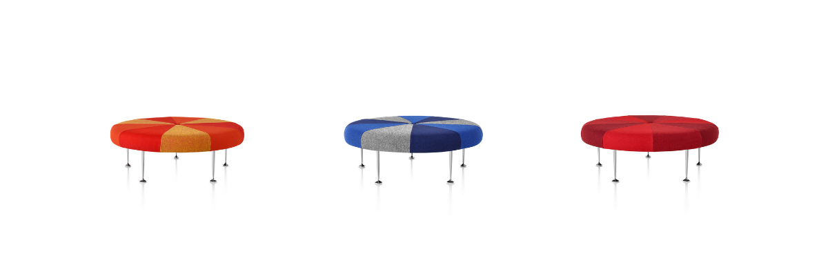 Girard Color Wheel Ottoman