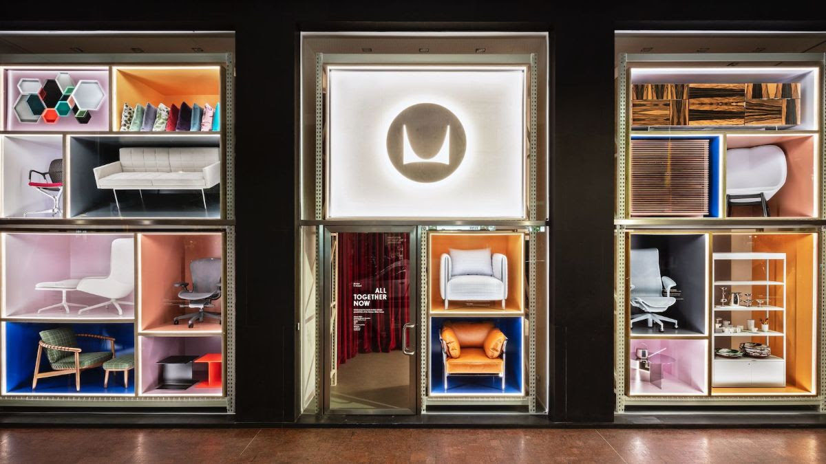 Herman Miller All Together Now Window Boxes display