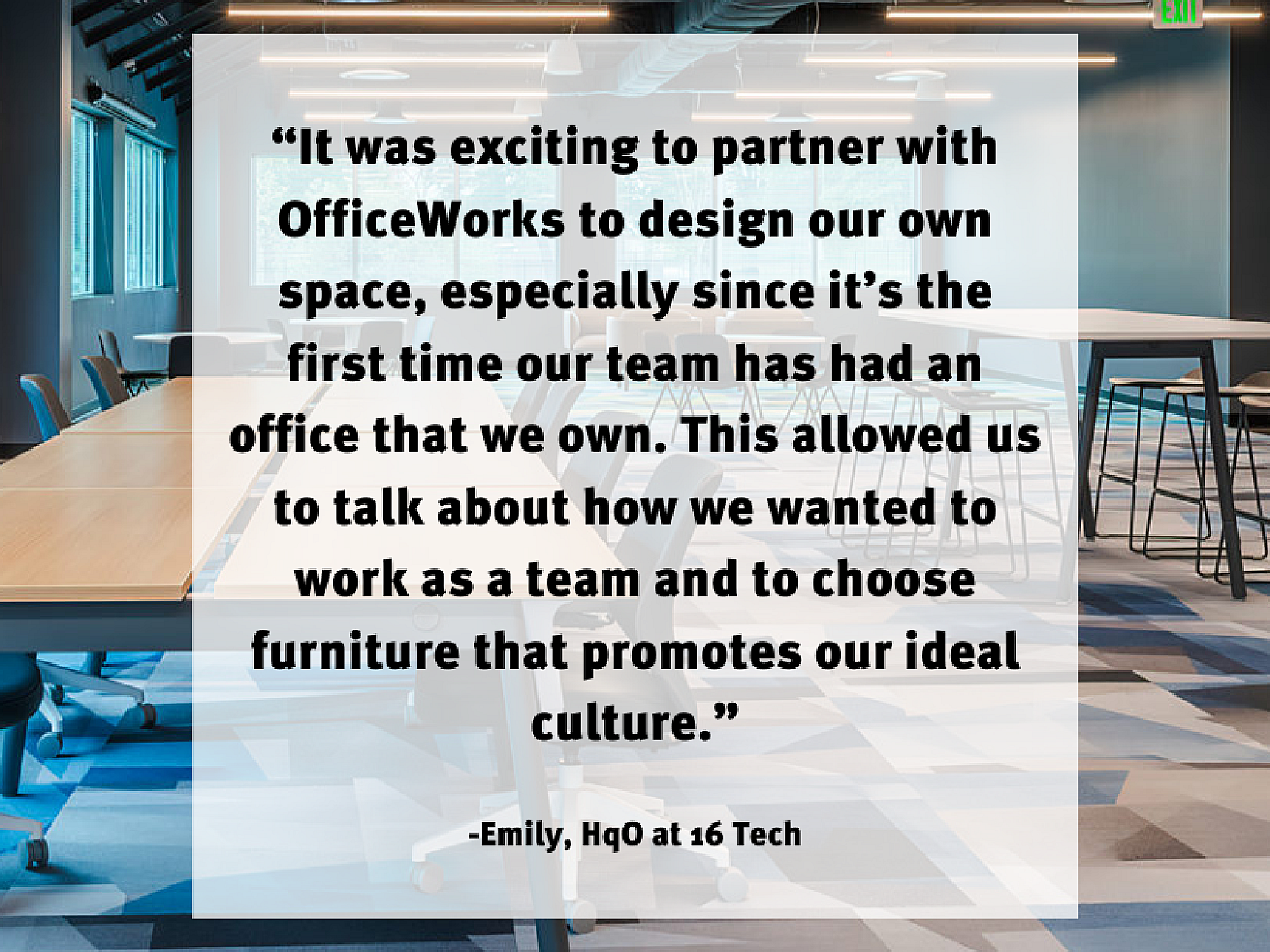 OfficeWorks Testimonials About Us Header V2