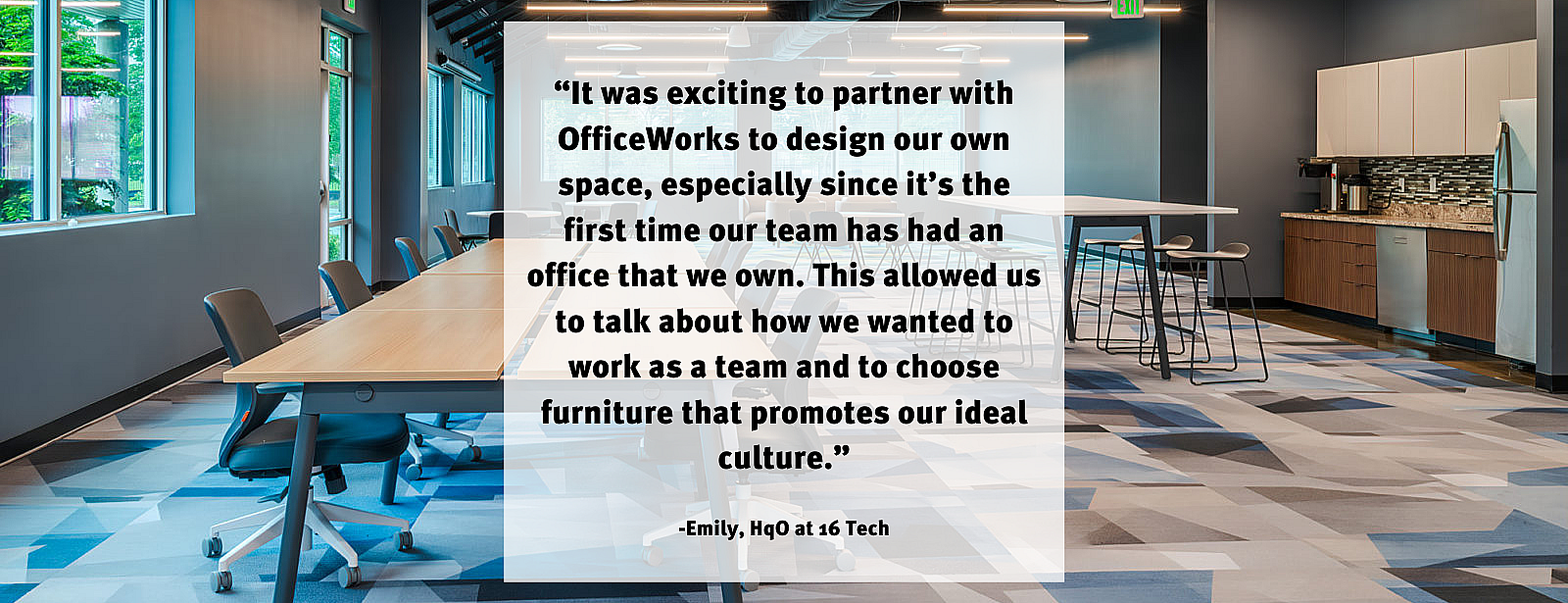 OfficeWorks Testimonials About Us Header V2