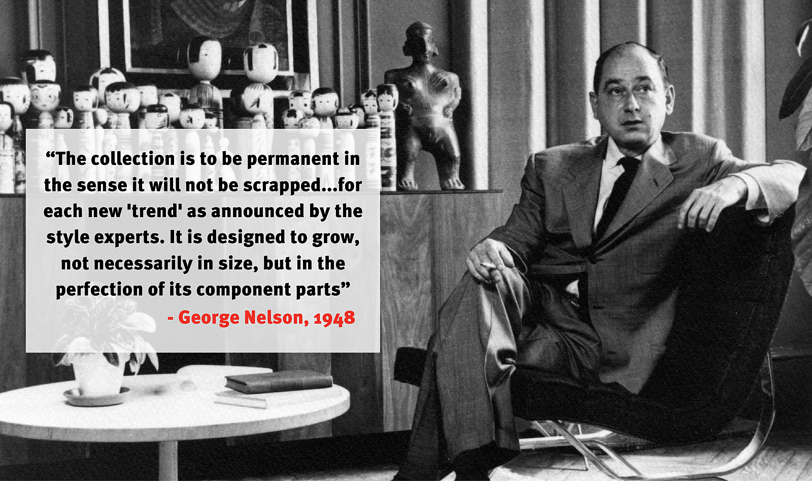 George Nelson Quote from 1948