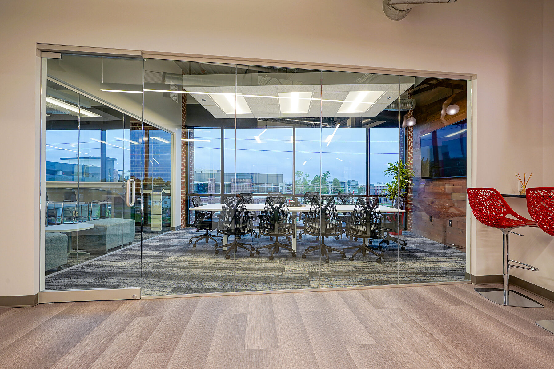 Trueblood Real Estate new conference room provided by OfficeWorks