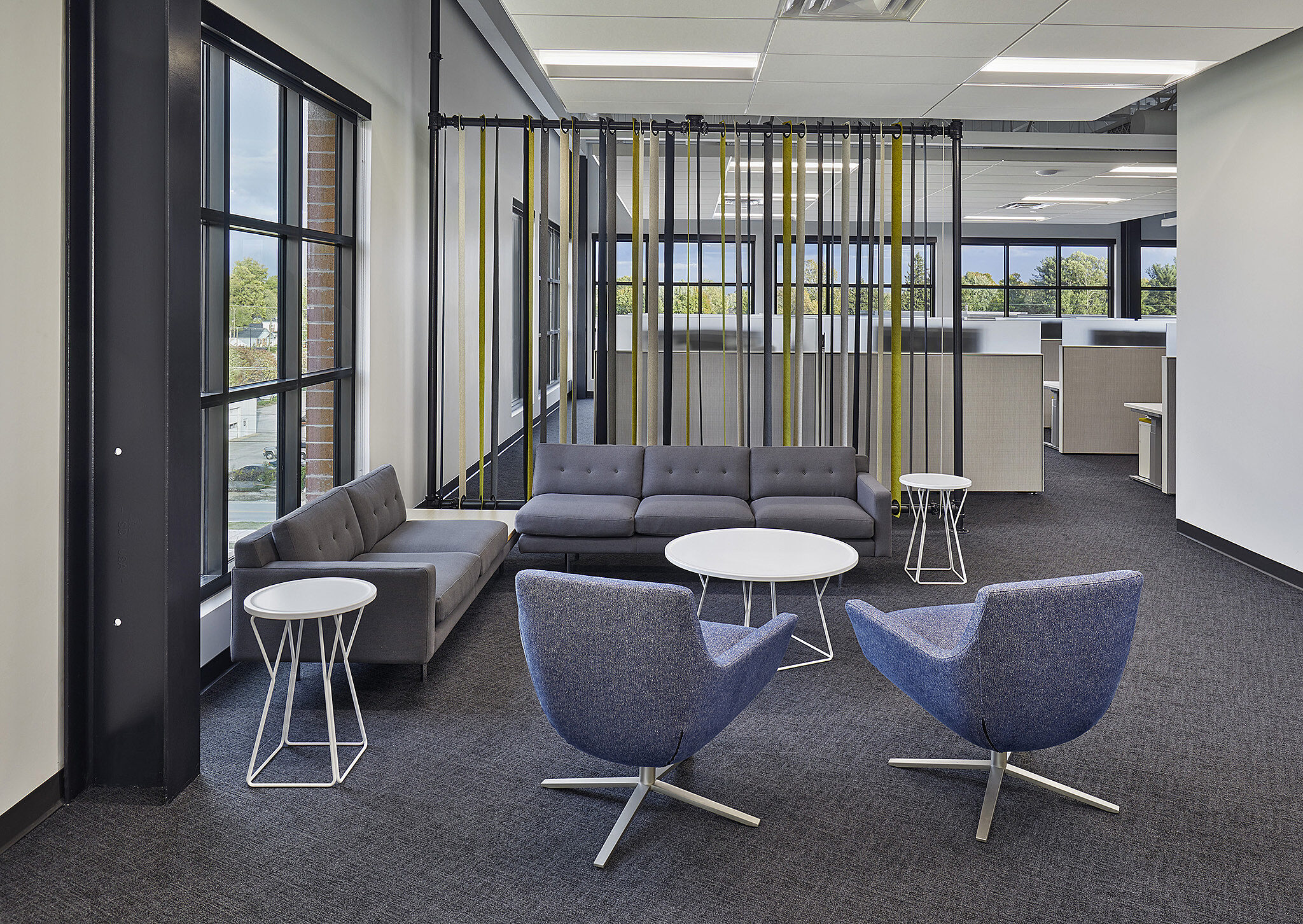 MJ Insurance Project Highlight: lounge/reception area