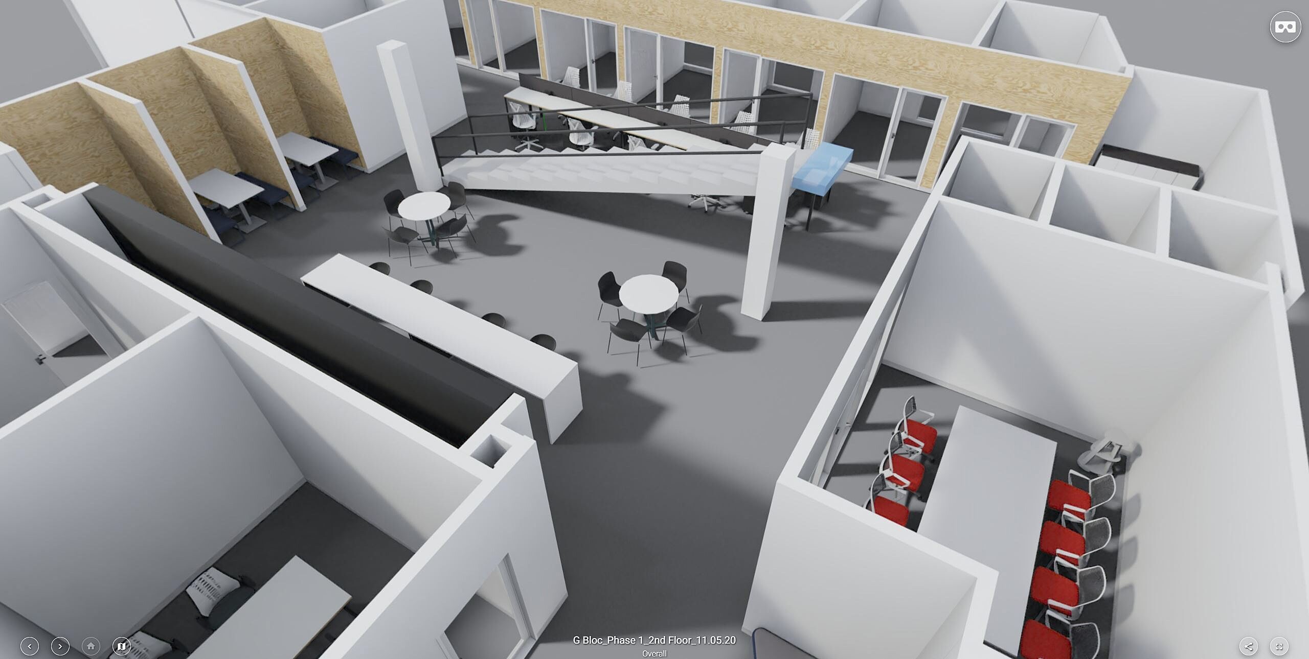 yulio g bloc virtual reality overhead view