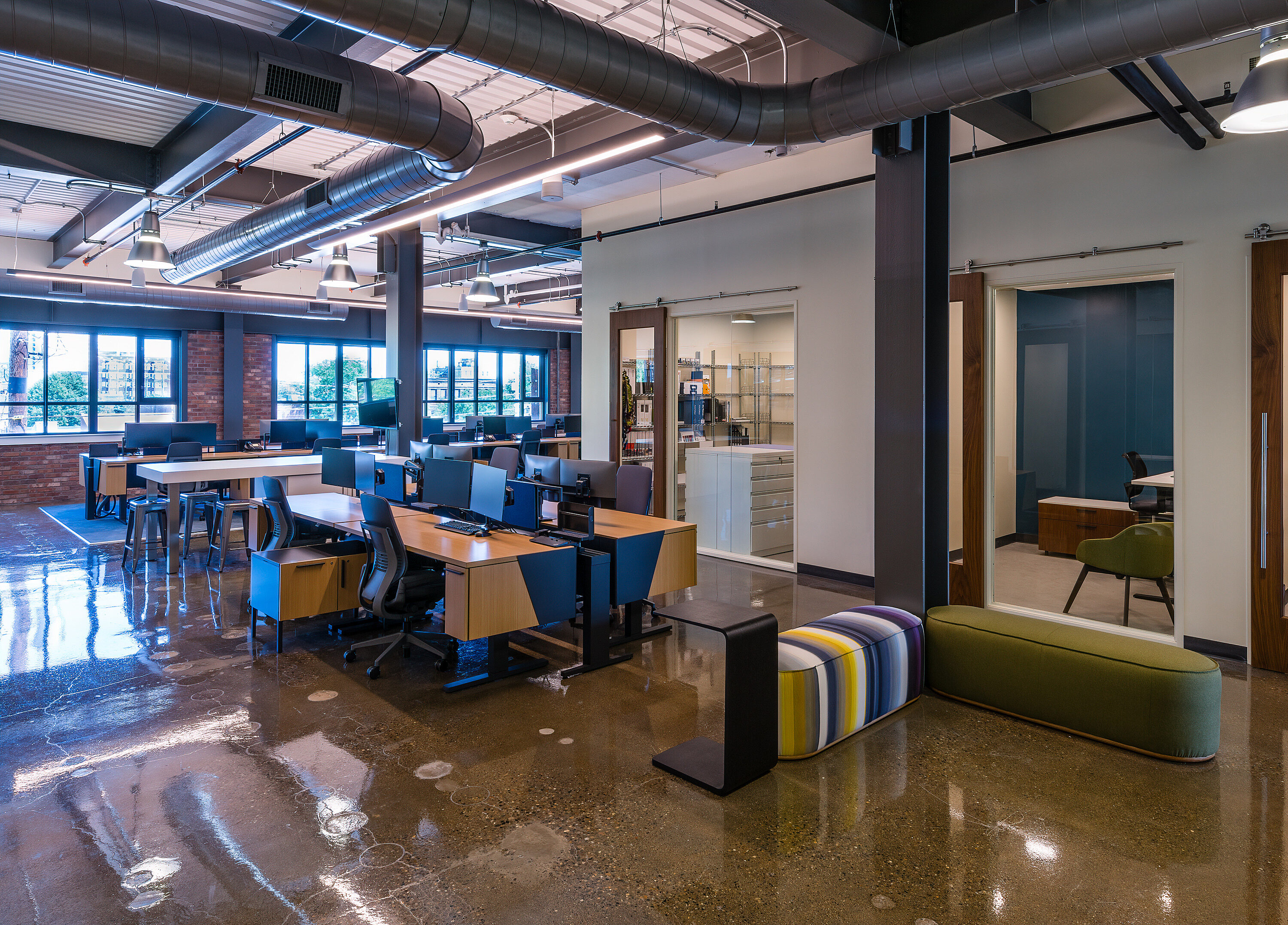 Buckingham Project Highlight  office desks workspaces