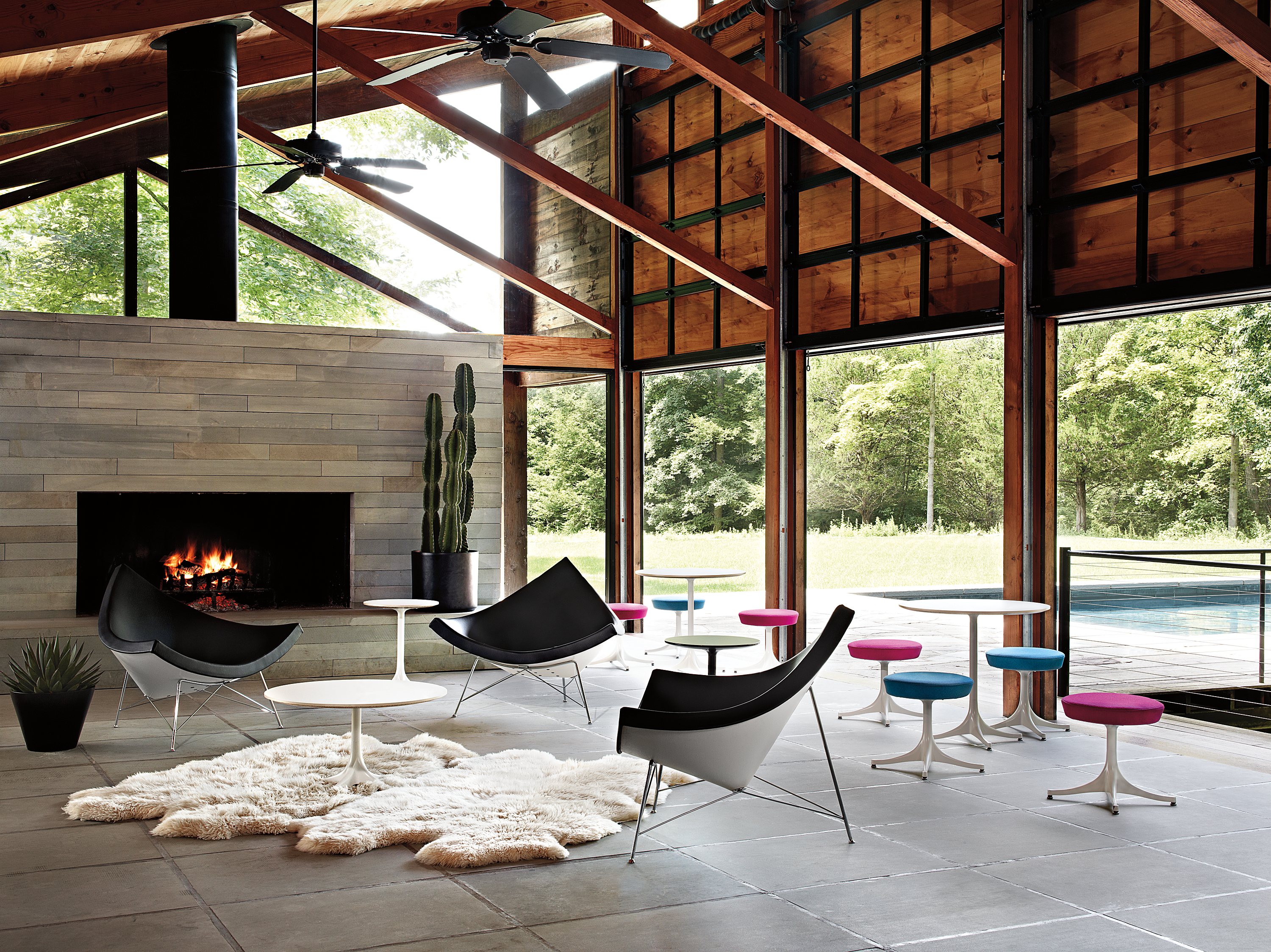 George Nelson coconut lounge chair