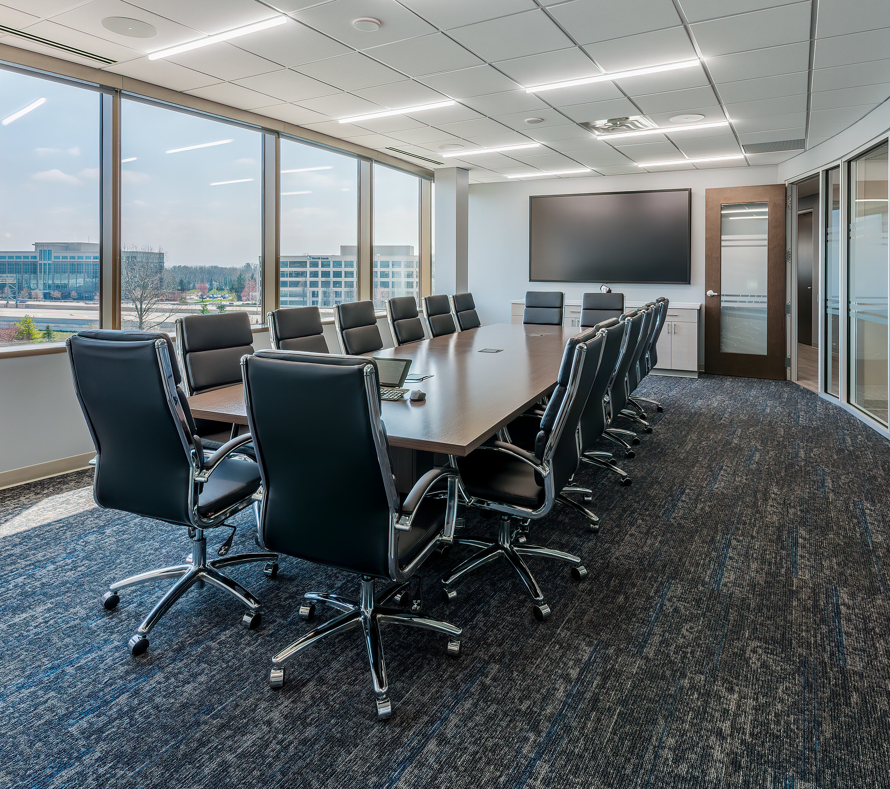 Orbis conference room table and chairs