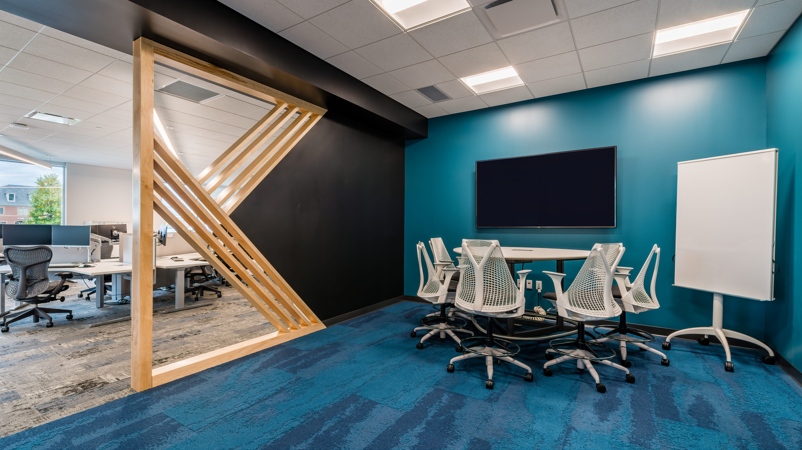 Image of workspace at Energy Company designed by OfficeWorks