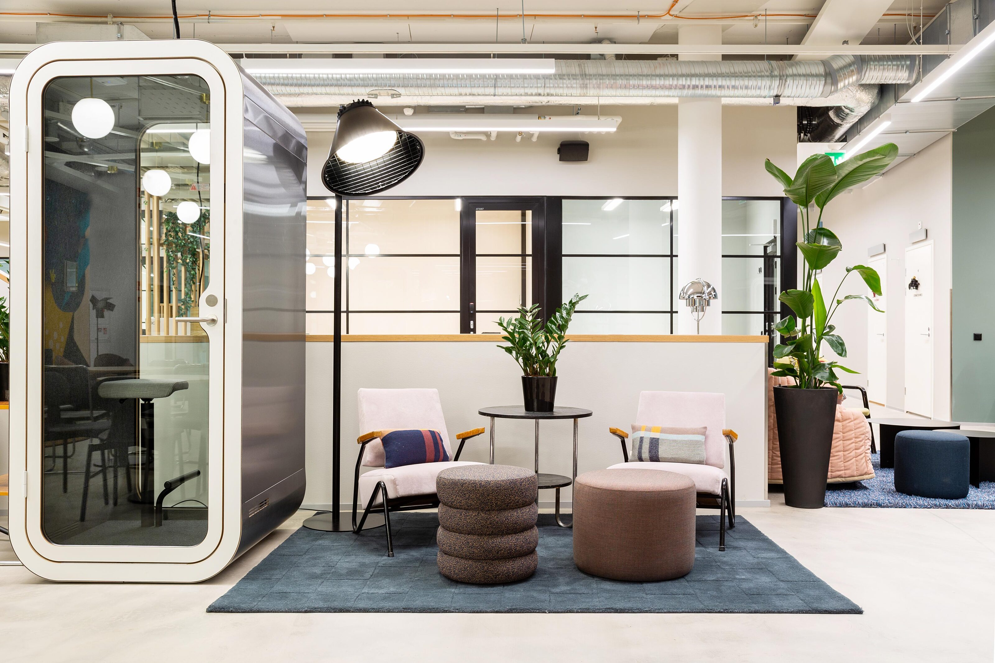 Framery single person pod in office