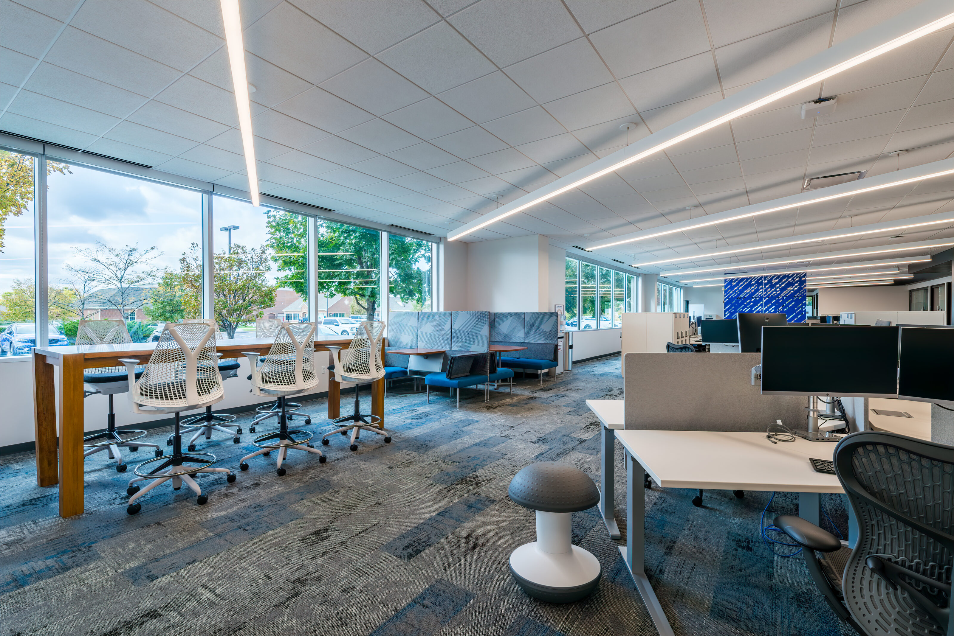 Bright open space with Herman Miller Furniture by Officeworks
