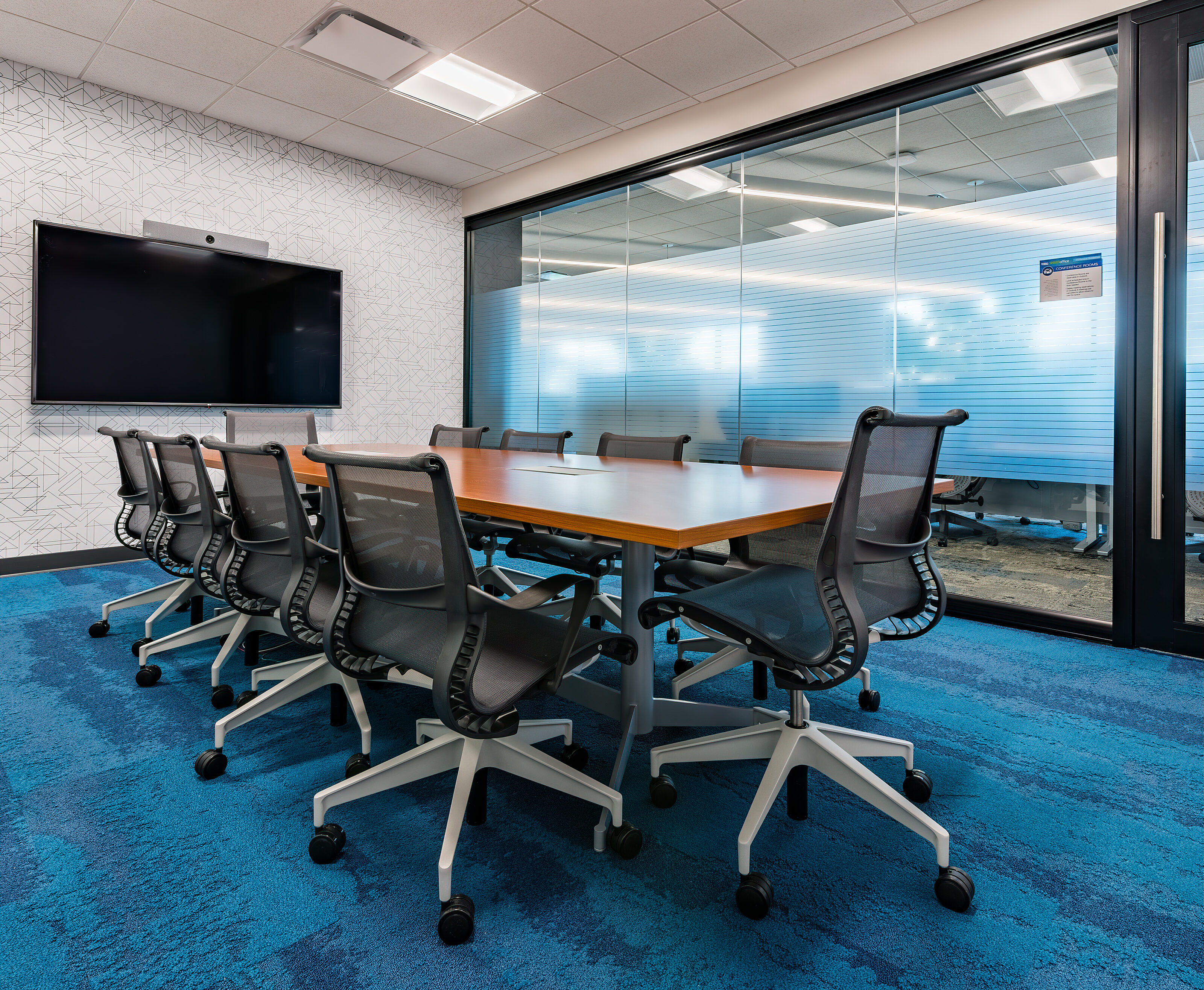 Conference Room at an energy company with Herman Miller furniture from OfficeWorks