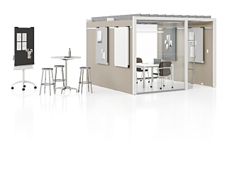 Herman Miller Overlay: Cove and meeting space set up configuration