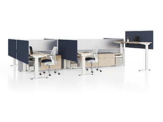 COVID solutions social distancing stand up desks