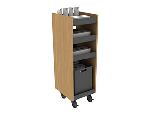 COVID solutions hygiene cart rendering