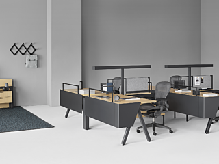 Canvas Vista desks and chairs