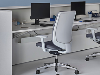 Commend Nurses Station Robust Power and Data computer and chair