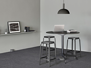 Logic Reach island table and stools