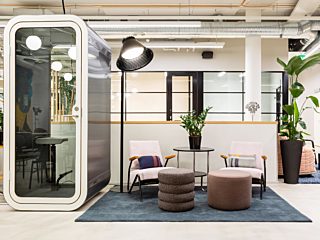 Framery single person pod in office