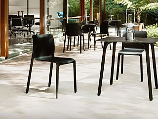Magis outdoor black table and chair sets