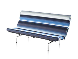 Maharam Herman Miller exclusive collection, blue shades couch