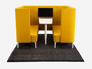 Naughtone Booths Integrated Display Monitor