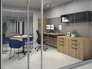 OfficeWorks Knoll Reff Profile Private Offices Multi Use