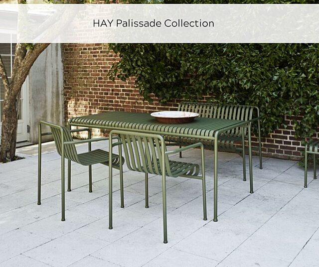 OfficeWorks Hay Outdoor Table and Chairs in Green