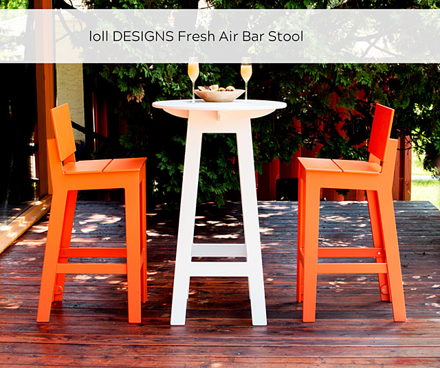 Loll Designs Fresh Air Bar stools and Table