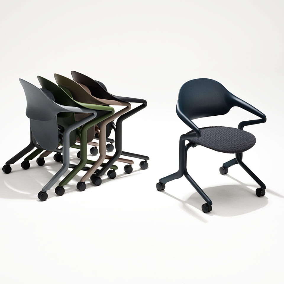 Office Works Miller Knoll Whats New Fuld Nesting Chair