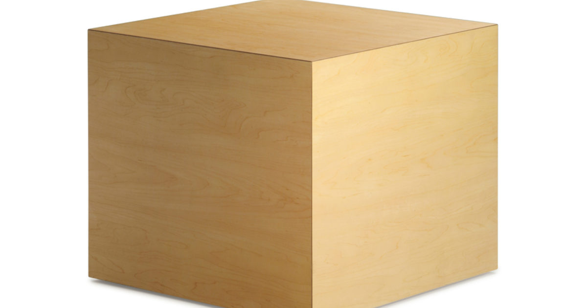 OfficeWorks Cube and Cylinder Tables