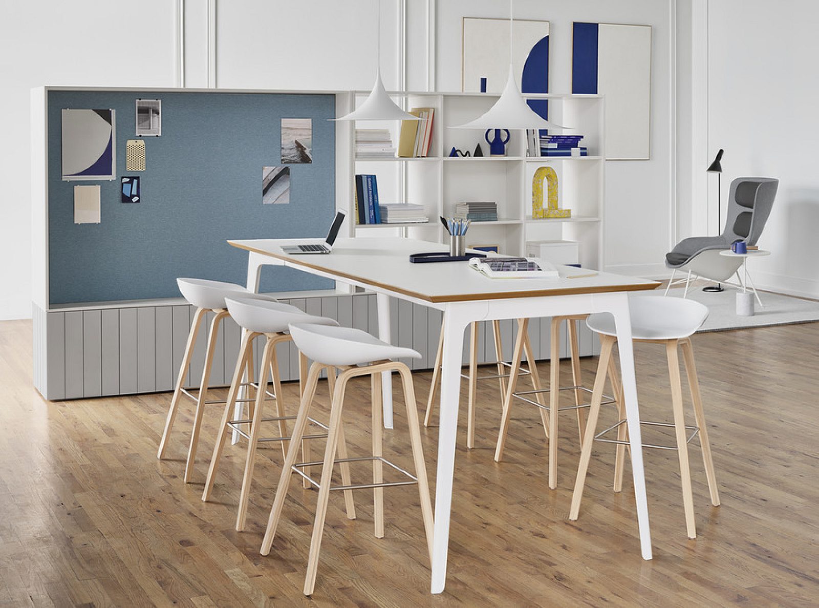 OfficeWorks Fold Bar Height Table