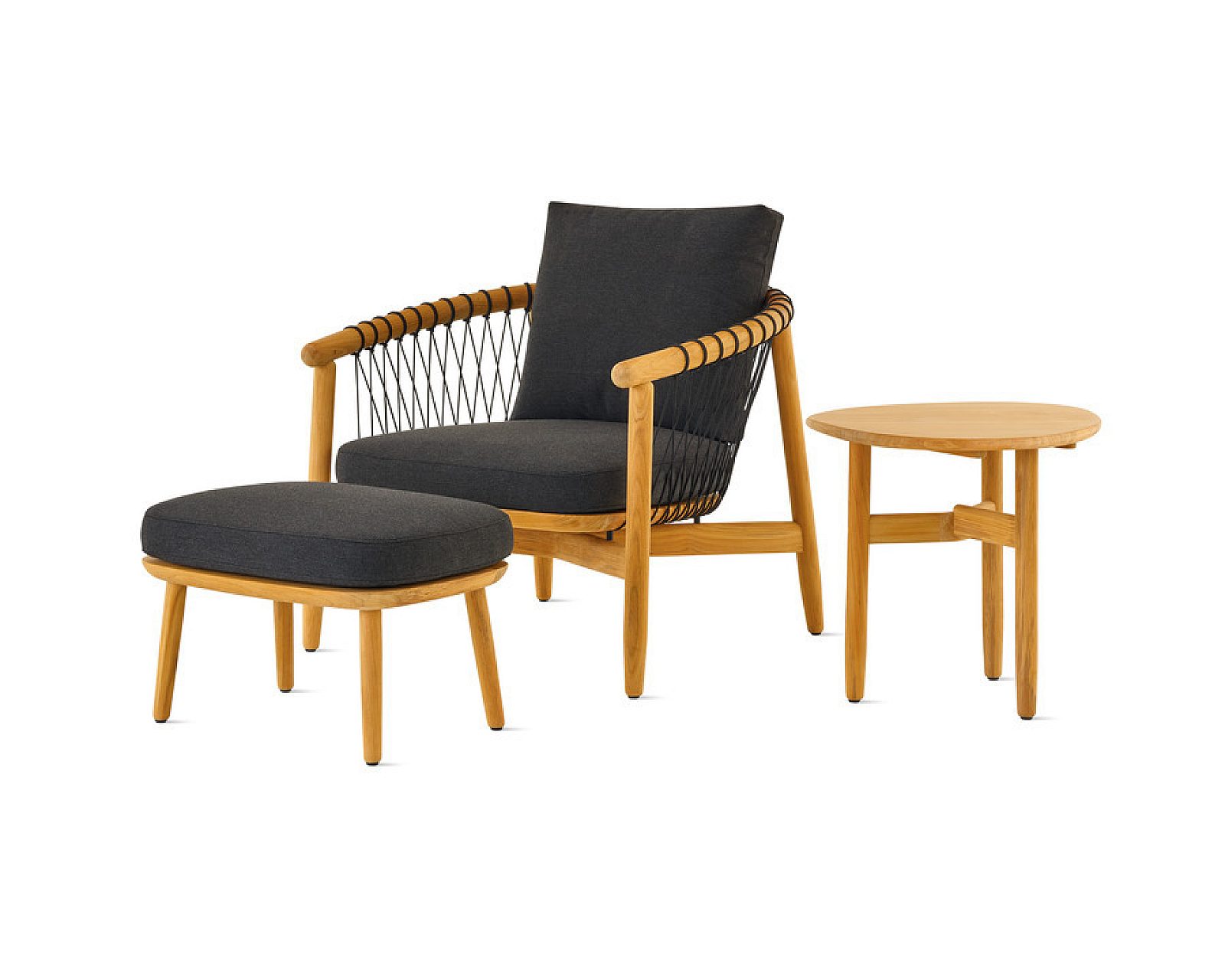 OfficeWorks Crosshatch Outdoor Side Table